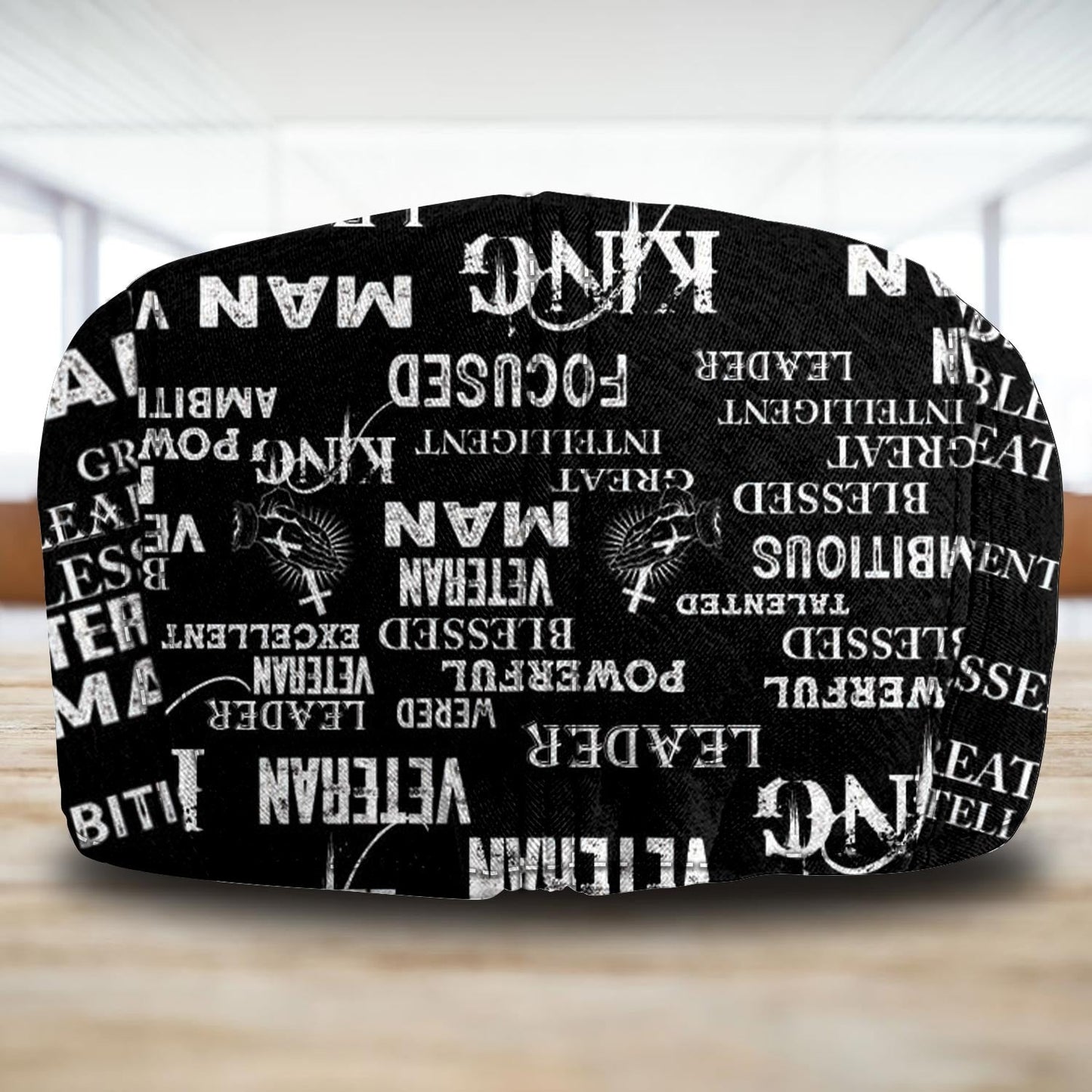 Custom U.S. Coast Guard Jeff Cap – Anchor & Motto Typography Design
