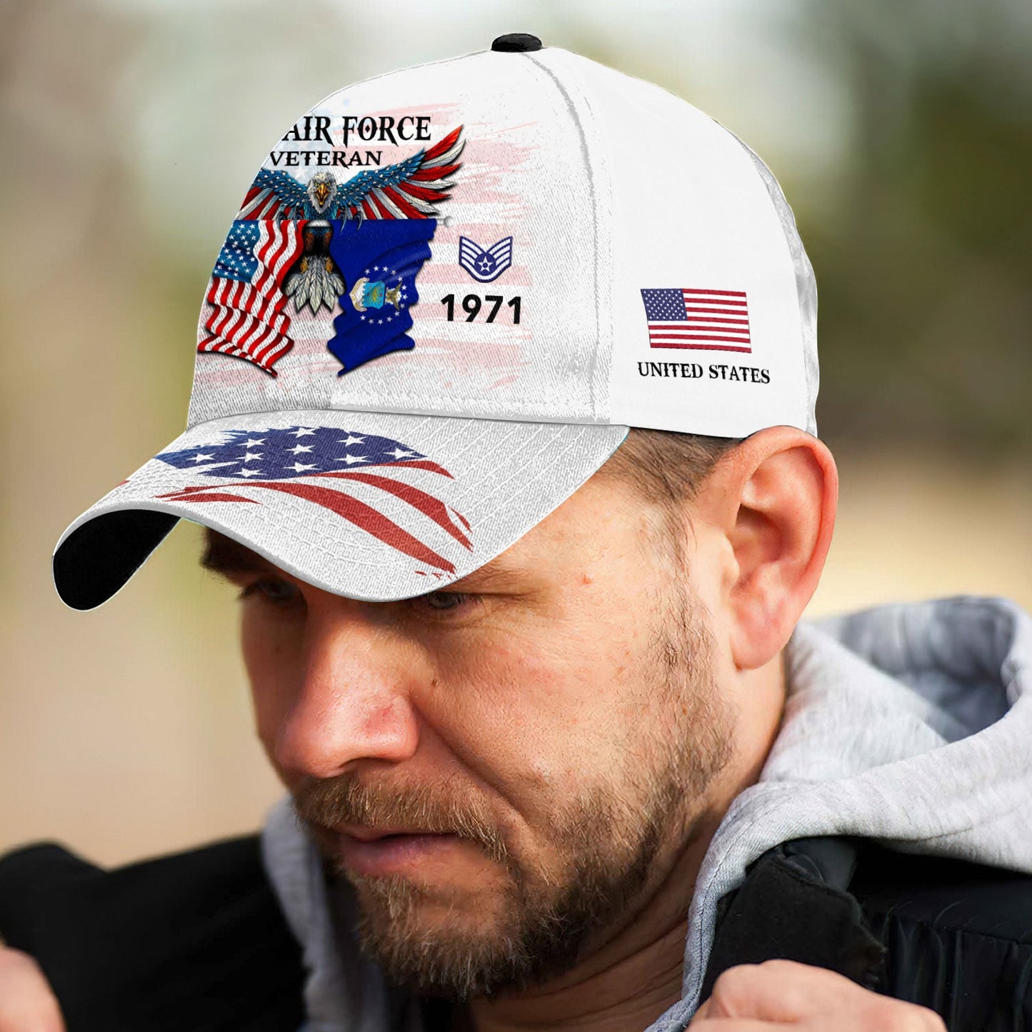 US Air Force – Classic Cap – Two Flags