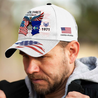 US Air Force – Classic Cap – Two Flags